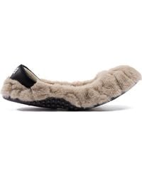 P448 - Stella Teddy Ballet Flat - Lyst