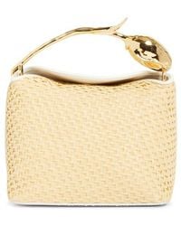 Erdem - Mini Bloom Raffia Handbag - Lyst