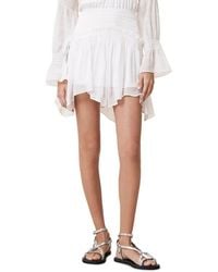 AllSaints - Pamela Asymmetric Skirt - Lyst