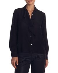 Bella Dahl - Ruffle Button-Up Shirt - Lyst