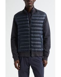 Herno - Cotton Knit & Quilted Down Jacket - Lyst