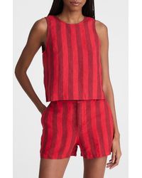 Madewell - Tie-Back Linen Shell Top - Lyst