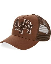Amiri - staggered Logo Trucker Hat - Lyst