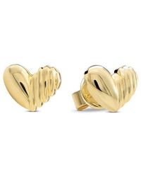 DEVATA - Sweet Heart Stud Earrings - Lyst