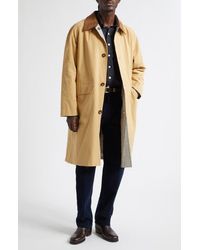 Drake's - Reversible Linen & Cotton Mackintosh Coat - Lyst