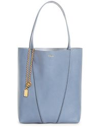 Chloé - Spin Leather Tote - Lyst