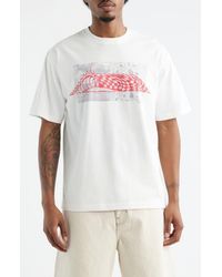 Vans - Wave Check Cotton Graphic T-Shirt - Lyst
