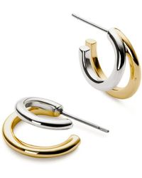Ana Luisa - Scarlett Double Hoop Earrings - Lyst