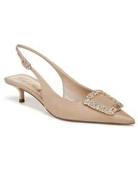 Sam Edelman - Kaitlyn Slingback Pointed Toe Kitten Heel Pump - Lyst