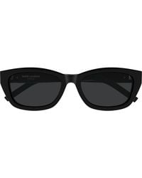 Saint Laurent - 55Mm Rectangular Sunglasses - Lyst