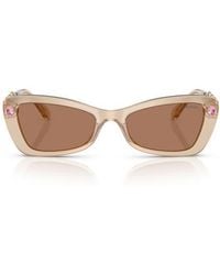 Swarovski - 54Mm Irregular Sunglasses - Lyst