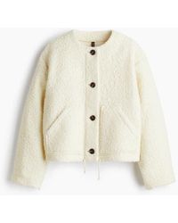 H&M - Teddy Jacket - Lyst