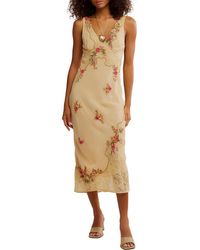 Free People - Meet Again Midi Dress - Lyst