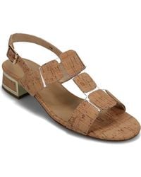 Vaneli - Hatty Metallic Slingback Sandal - Lyst