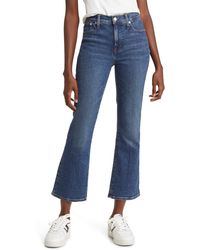 Madewell - Kick Out Mid Rise Crop Jeans - Lyst