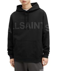 AllSaints - biggy Logo Graphic Hoodie - Lyst