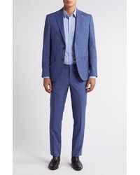 Ted Baker - Roger Extra Slim Fit Deco Plaid Wool Suit - Lyst