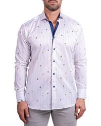 Maceoo - Einstein Ascension 0211 Monkey Print Contemporary Fit Button-Up Shirt - Lyst