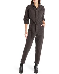 AG Jeans - Ryleigh Belted Jumpsuit - Lyst