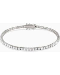 Oradina - 14K Luminous Lab Diamond Tennis Bracelet - Lyst
