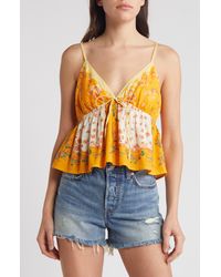 Free People - Double Date Floral Camisole - Lyst