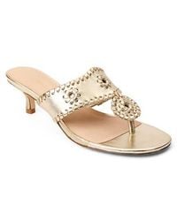 Jack Rogers - Jacks Kitten Heel Flip Flop - Lyst