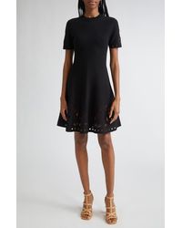 Ulla Johnson - Fanna Eyelet Detail Knit Minidress - Lyst