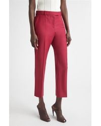 McQueen - Wool & Mohair Narrow Bootcut Trousers - Lyst