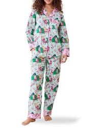 Printfresh - Long Sleeve Organic Cotton Pajamas Set - Lyst