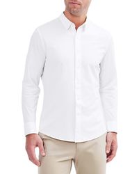 Rhone - Commuter Solid White Button-up Shirt - Lyst