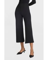 Commando - Neoprene Crop Wide Leg Pants - Lyst
