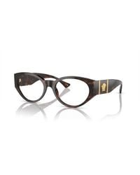 Versace - 54Mm Oval Optical Glasses - Lyst