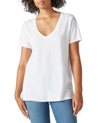 Lucky Brand - Classic V-neck Cotton Blend T-shirt - Lyst