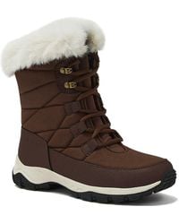 Lands' End - Wide Width Expedition Trail Waterproof Lace Up Snow Boots - Lyst