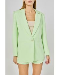 Endless Rose - Tailored Single Button Blazer - Lyst