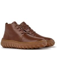 Camper - Ground Leather Desert Boot - Lyst
