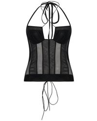 Pcfg - Tulle Top - Lyst
