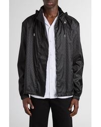 McQueen - Skull Jacquard Windbreaker Jacket - Lyst