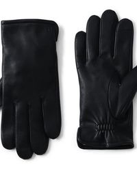 Lands' End - Cashmere Lined Ez Touch Leather Glove - Lyst