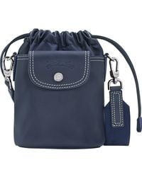 Longchamp - Extra Small Le Pliage Xtra Worker Leather Bucket Bag - Lyst