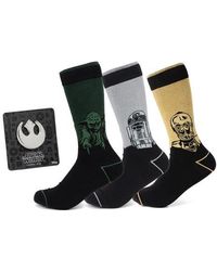 Cufflinks Inc. - Droid & Sage Mod 3-Pack Socks & Lapel Pin Set - Lyst