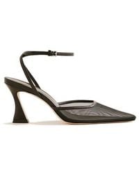Reformation - Natasha Ankle Strap Mesh Pump - Lyst