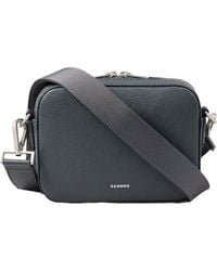 Sandro - Small Reconstituted Leather Bag - Lyst