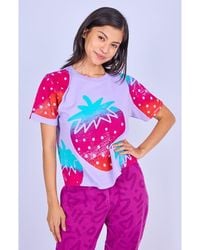 Mokuyobi - Painted Crop Tee - Lyst