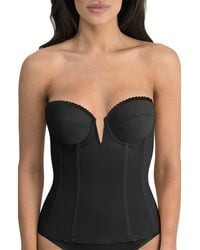Dominique Intimates - Vivienne Convertible Strapless V Wire Longline Corset Bra - Lyst