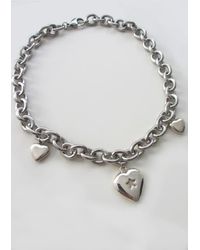 RIMOR JEWELRY - Star Multi Heart Chain Choker - Lyst