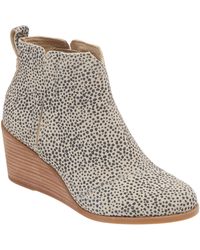 TOMS - Clare Wedge Bootie - Lyst