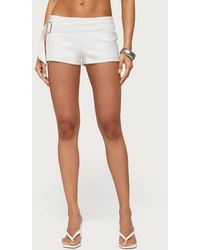 Edikted - Freyan Belted Micro Shorts - Lyst