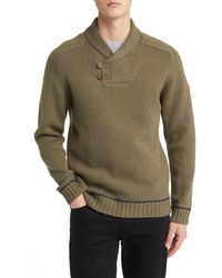 Fjallraven Lada Shawl Collar Sweater in Gray for Men | Lyst