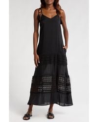 Elan - Lace Tie Strap Cover-Up Maxi Dress - Lyst